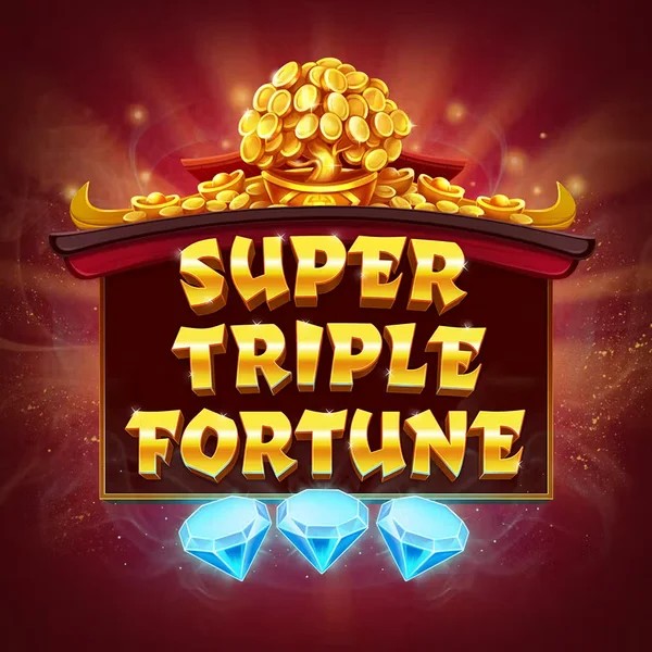 Super Triple Fortune slot logo by Greentube at One Casino